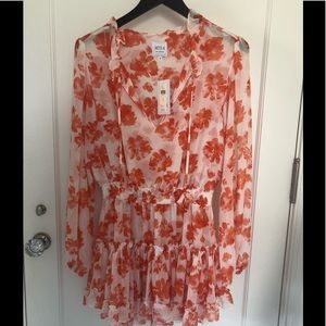 Misa Los Angeles floral mini dress - NWT.